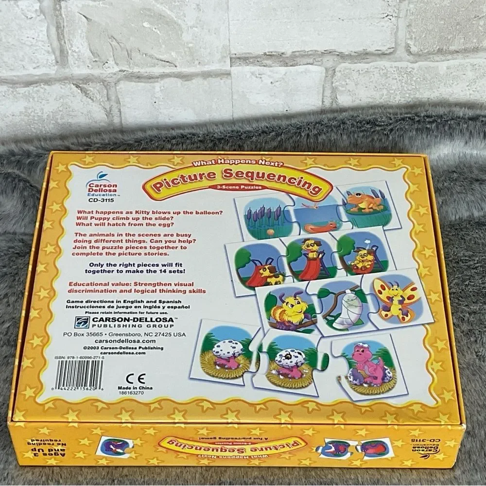 What Happens Next? Picture Sequencing Puzzle Game